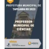 Apostila Professor Municipal de Ciências Prefeitura de Tapejara RS 2023