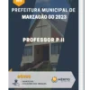 Apostila Professor P II Prefeitura de Marzagão GO 2023