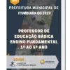 Apostila Professor de Educação Básica Ensino Fundamental 1º ao 5º ano Prefeitura de Itumbiara GO 2023