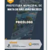 Apostila Psicólogo Prefeitura de Mata de São João BA 2023