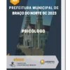 Apostila Psicólogo Prefeitura de Braço do Norte SC 2023