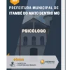 Apostila Psicólogo Prefeitura de Itambé do Mato Dentro MG 2023
