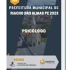 Apostila Psicólogo Prefeitura de Riacho das Almas PE 2023