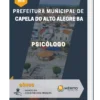 Apostila Psicólogo Prefeitura de Capela do Alto Alegre BA 2023