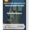 Apostila Psicopedagogo Prefeitura de Braço do Norte SC 2023
