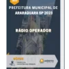 Apostila Rádio Operador Prefeitura de Araraquara SP 2023