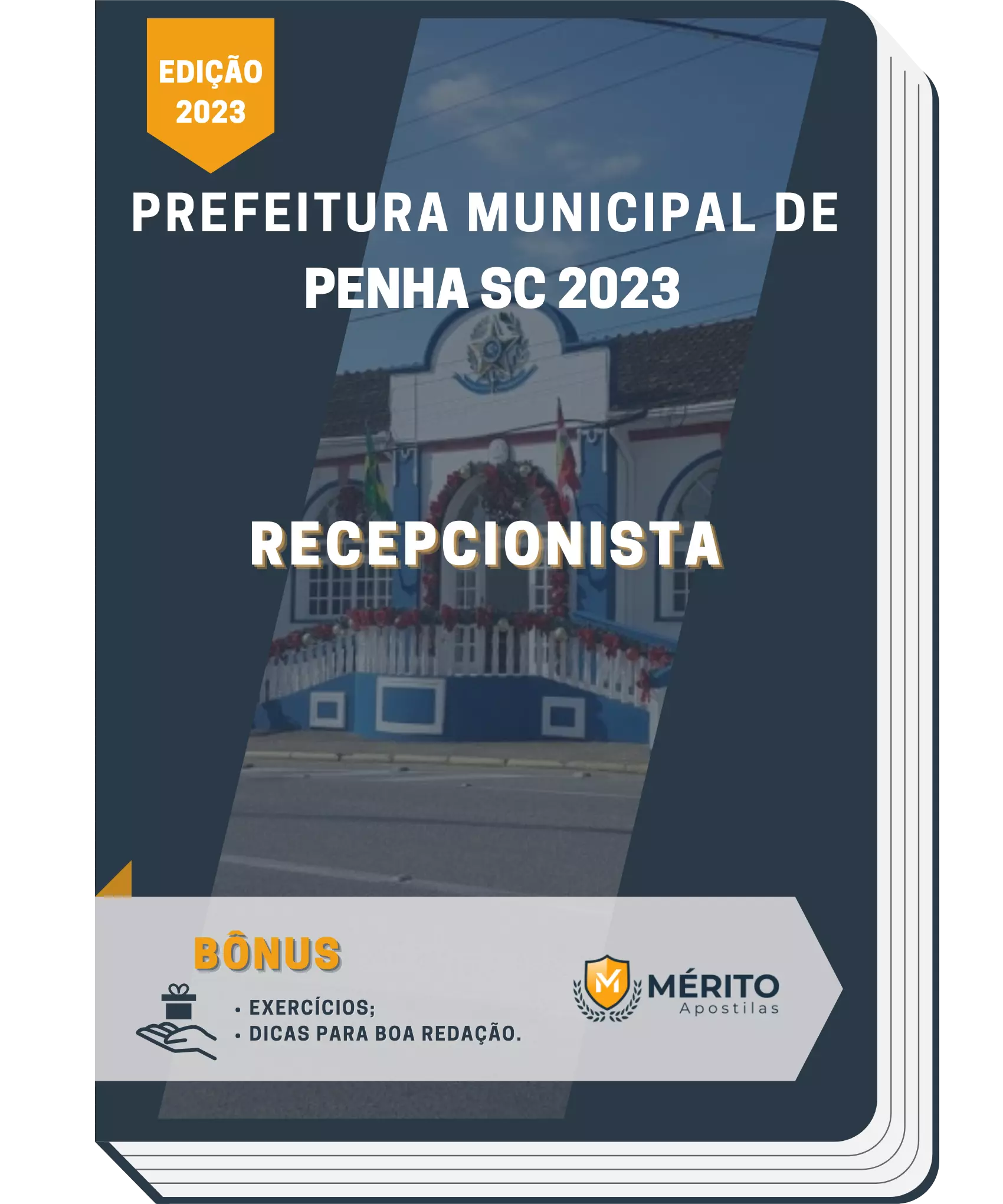 Apostila Recepcionista Prefeitura de Penha SC 2023