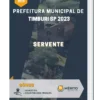 Apostila Servente Prefeitura de Timburi SP 2023