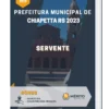 Apostila Servente Prefeitura de Chiapetta RS 2023