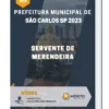 Apostila Servente de Merendeira Prefeitura de São Carlos SP 2023