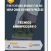 Apostila Técnico Agropecuário Prefeitura de Vera Cruz do Oeste PR 2023