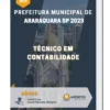 Apostila Técnico Em Contabilidade Prefeitura de Araraquara SP 2023
