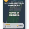 Apostila Técnico Em Radiologia Prefeitura de Rafard SP 2023