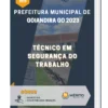Apostila Técnico Em Segurança Do Trabalho Prefeitura de Goiandira GO 2023