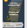 Apostila Técnico em Farmácia Concurso Itupeva SP 2023