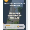 Apostila Técnico em Segurança do Trabalho Prefeitura de Unaí MG 2023