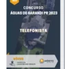 Apostila Telefonista Concurso Águas de Sarandi PR 2023