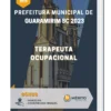 Apostila Terapeuta Ocupacional Prefeitura de Guaramirim SC 2023