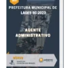 Apostila Agente Administrativo Prefeitura de Lages SC 2023