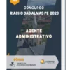 Apostila Agente Administrativo Concurso Riacho das Almas PE 2023