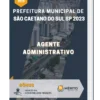 Apostila Agente Administrativo Prefeitura de São Caetano do Sul SP 2023
