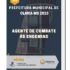 Apostila Agente De Combate Às Endemias Prefeitura de Olaria MG 2023