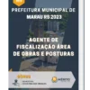 Apostila Agente de Fiscalização Área de Obras e Posturas Prefeitura de Marau RS 2023