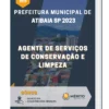 Apostila Agente de Serviços de Conservação e Limpeza Prefeitura de Atibaia SP 2023