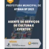 Apostila Agente de Serviços de Cultura e Eventos Prefeitura de Atibaia SP 2023
