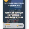 Apostila Agente de Serviços em Portaria e Vigilância Interna Prefeitura de Atibaia SP 2023