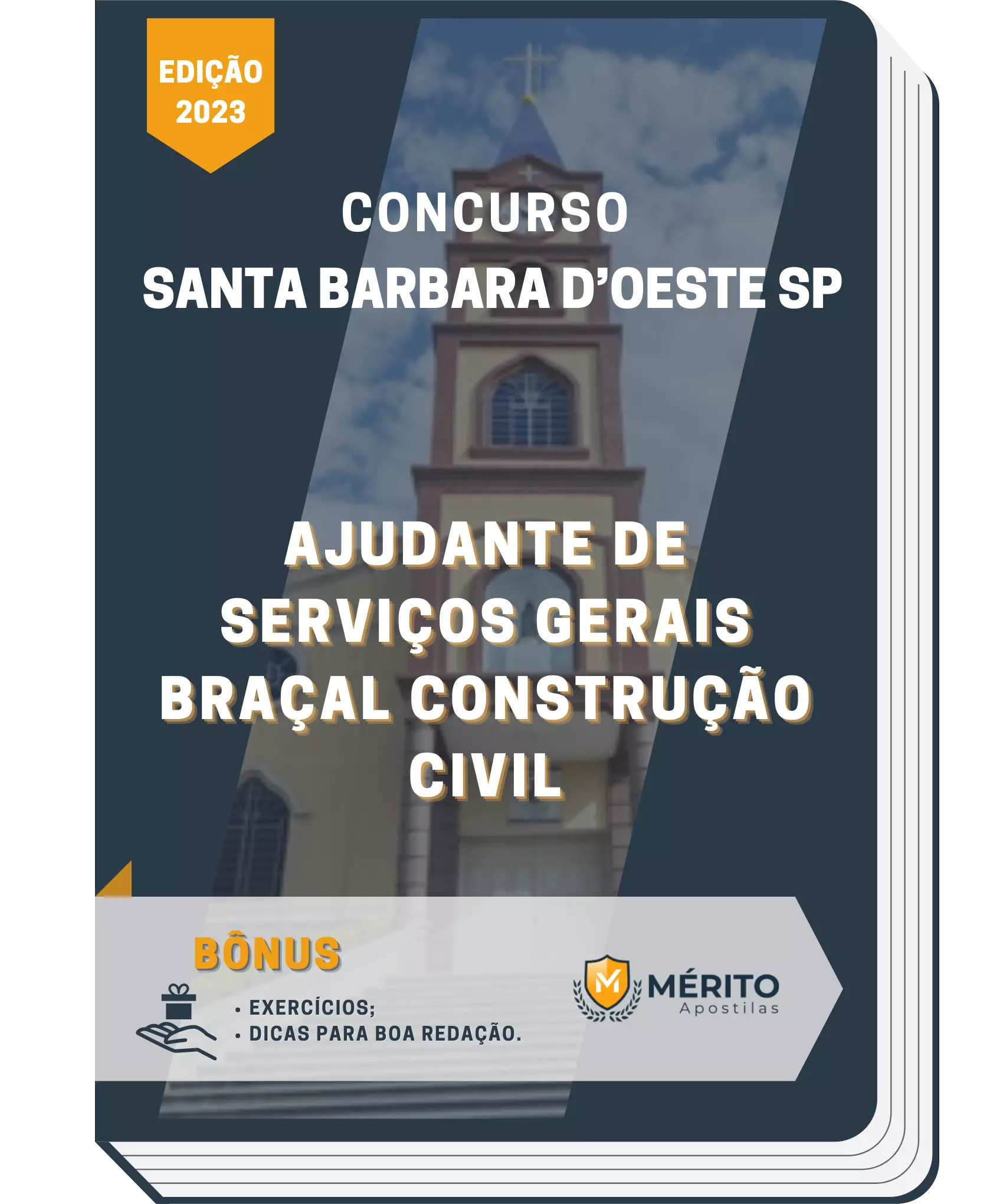 Apostila Ajudante de Serviços Gerais Braçal Construção Civil Concurso Santa Barbara d’Oeste SP 2023