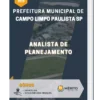 Apostila Analista de Planejamento Prefeitura de Campo Limpo Paulista SP 2023