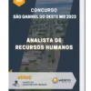 Apostila Analista de Recursos Humanos Concurso São Gabriel do Oeste MS 2023