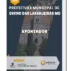 Apostila Apontador Prefeitura de Divino das Laranjeiras MG 2023