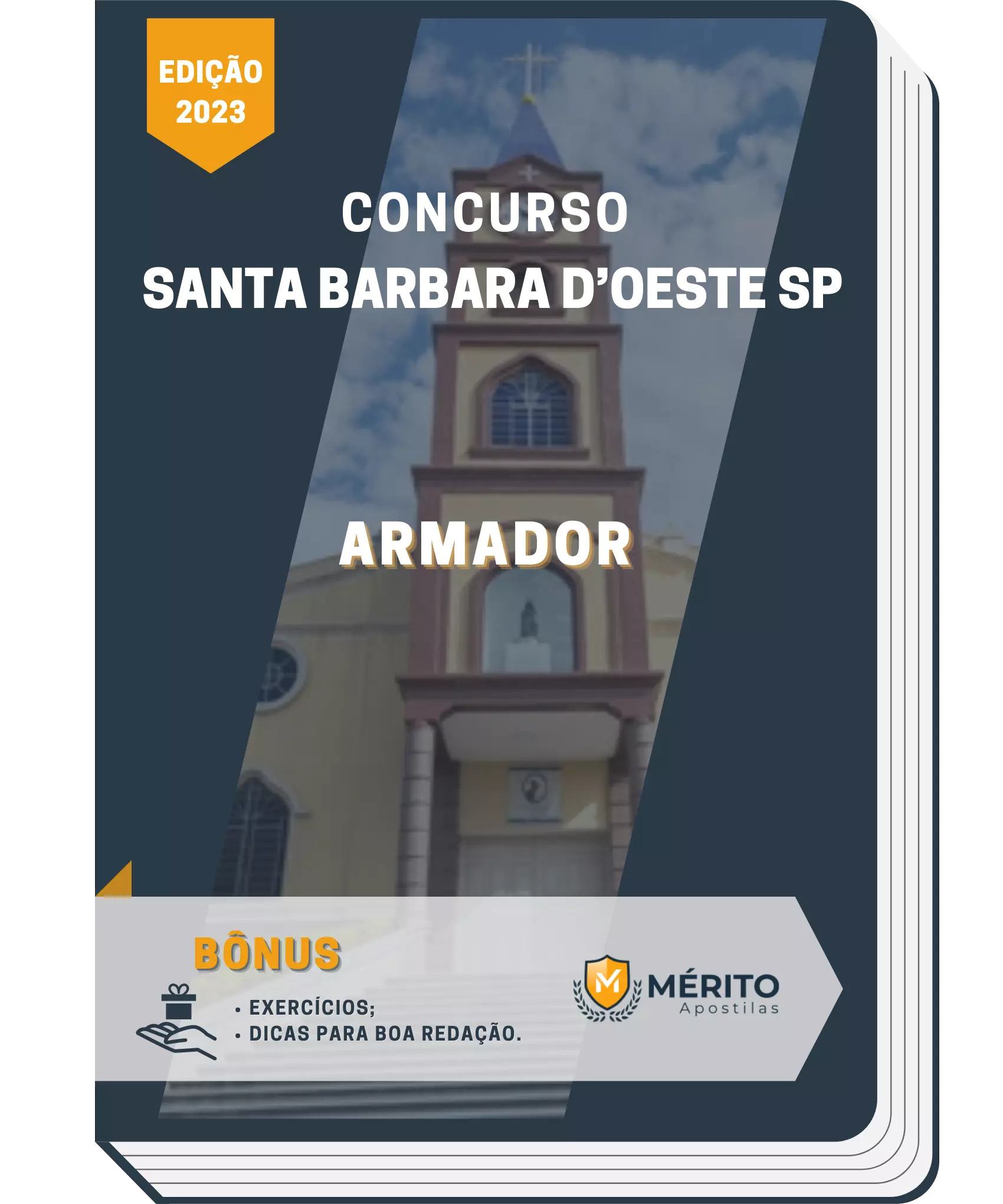 Apostila Armador Construção Civil Concurso Santa Barbara d’Oeste SP 2023