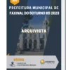 Apostila Arquivista Prefeitura de Faxinal do Soturno RS 2023
