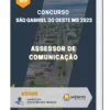 Apostila Assessor de Comunicação Concurso São Gabriel do Oeste MS 2023