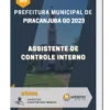 Apostila Assistente De Controle Interno Prefeitura de Piracanjuba GO 2023