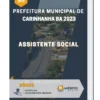 Apostila Assistente Social Prefeitura de Carinhanha BA 2023