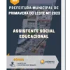 Apostila Assistente Social Educacional Prefeitura de Primavera do Leste MT 2023