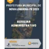 Apostila Auxiliar Administrativo Prefeitura de Nova Londrina PR 2023