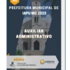 Apostila Auxiliar Administrativo Prefeitura de Iapu MG 2023