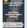 Apostila Auxiliar De Desenvolvimento Infantil Prefeitura de Tuiuti SP 2023