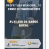 Apostila Auxiliar De Saúde Bucal Prefeitura de Passo de Torres SC 2023