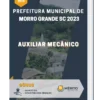 Apostila Auxiliar Mecânico Prefeitura de Morro Grande SC 2023
