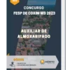 Apostila Auxiliar de Almoxarifado Concurso FESP de Coxim MS 2023