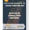 Apostila Auxiliar de Consultório Dentário Prefeitura de Laguna Carapã MS 2023