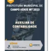 Apostila Auxiliar de Contabilidade Prefeitura de Campo Verde MT 2023