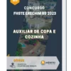 Apostila Auxiliar de Copa e Cozinha Concurso FHSTE Erechim RS 2023