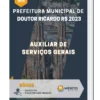 Apostila Auxiliar de Serviços Gerais Prefeitura de Doutor Ricardo RS 2023